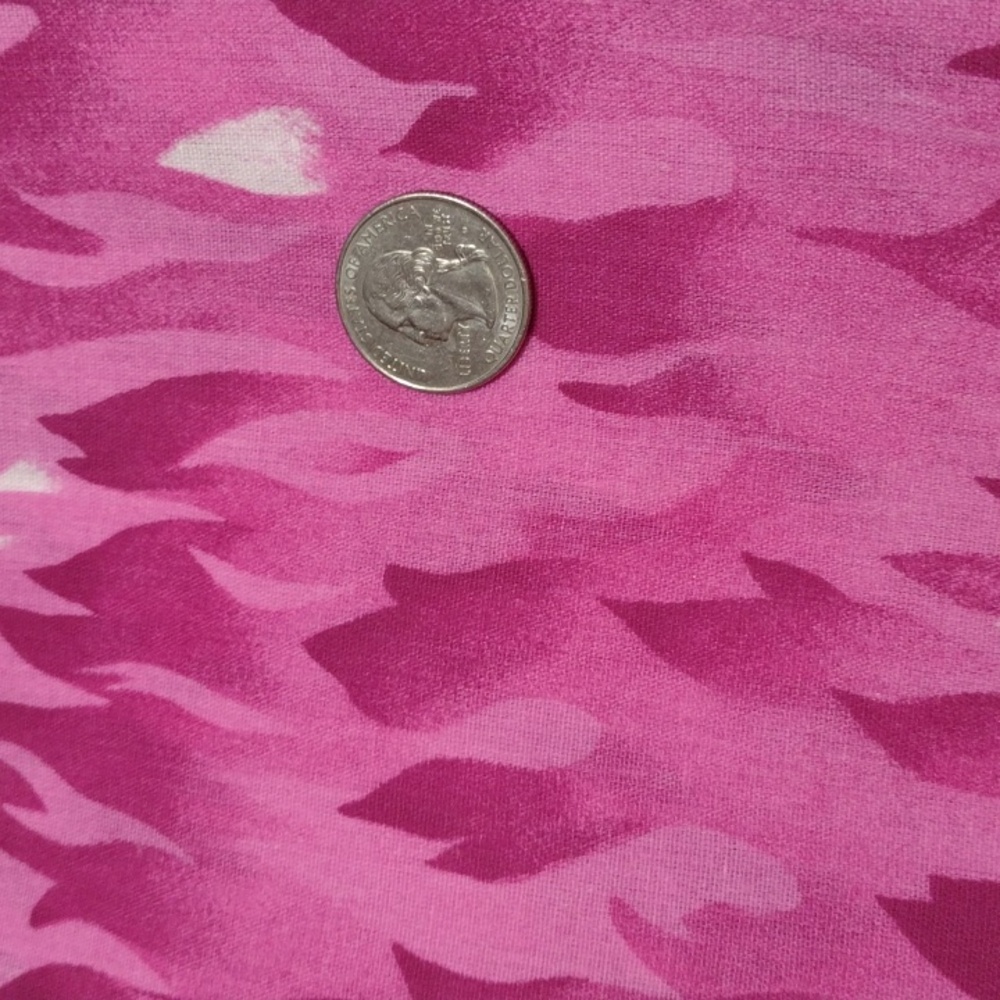 5810 Springs Industries Sizzle Pink Flames Fabric 44" x 2.5 Yards